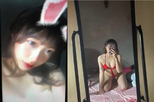 Poster of Clip sexhay em hot girl thích mặc bikini đỏ