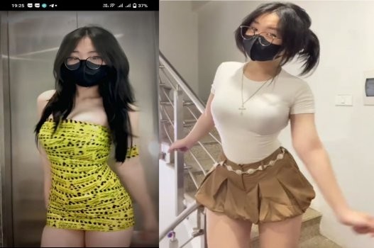 Poster of Lên mạng clip TikTok cô gái mũm mĩm say mê nhún nhảy